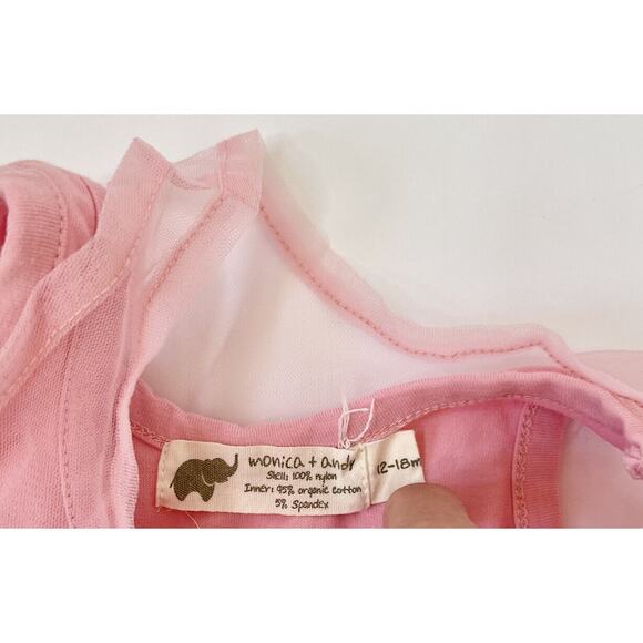 Monica + Andy Dress Pink Tutu 12-18 Mos Girl Toddler Baby Ballet EUC - Picture 3 of 3